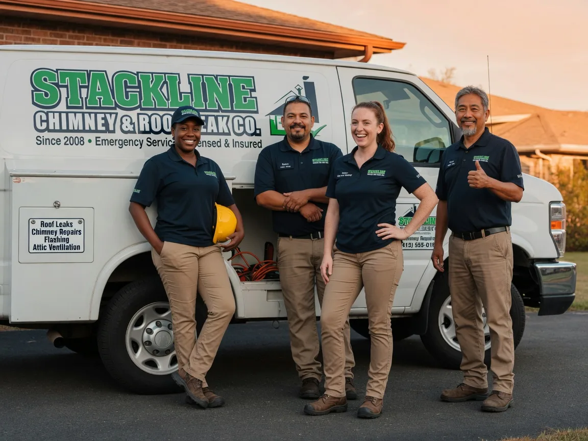 Chimney flashing repair company in Hawks, MI